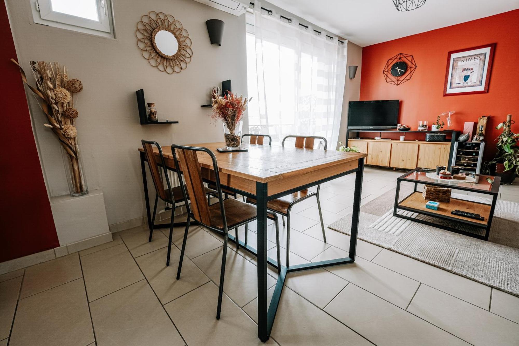 Apartament T3 Cosy Et Lumineux Avec Garage A 2 Pas Du Centre ! Nîmes Zewnętrze zdjęcie